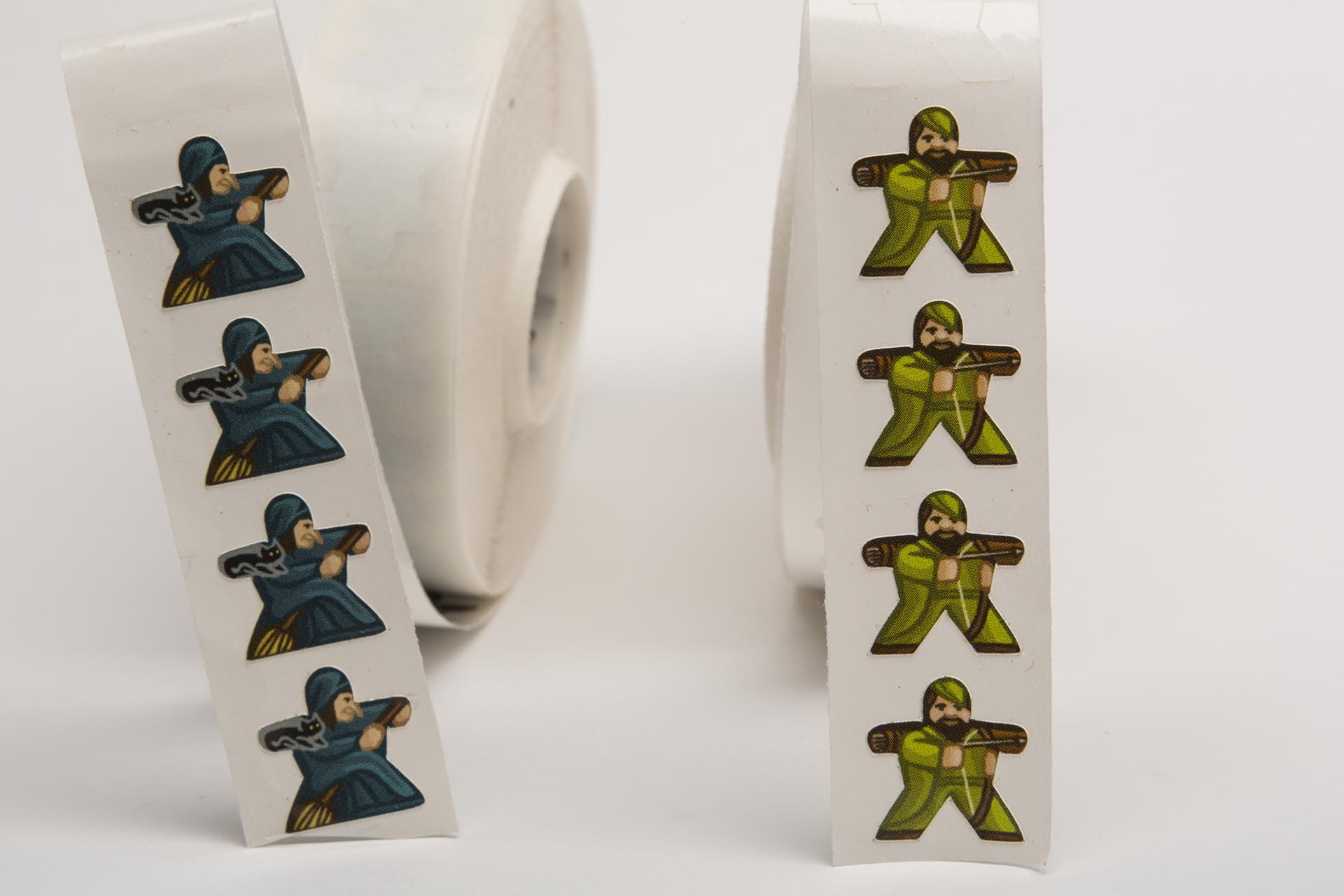 Individual labels for counters and game bits