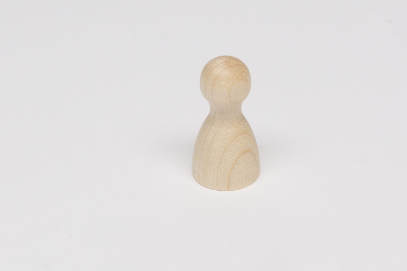 Pawn raw from maple wood 14x28 mm