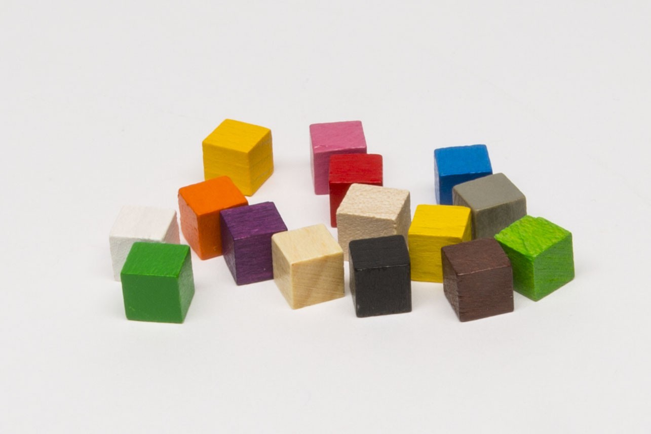Wooden cube 8 mm