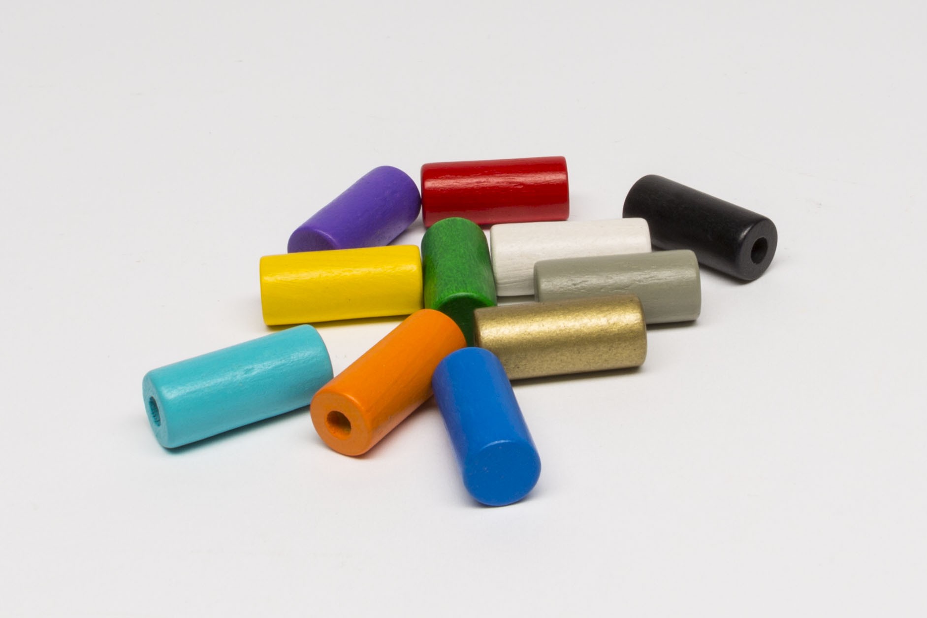 Cylinder 22x10 mm with drilled hole