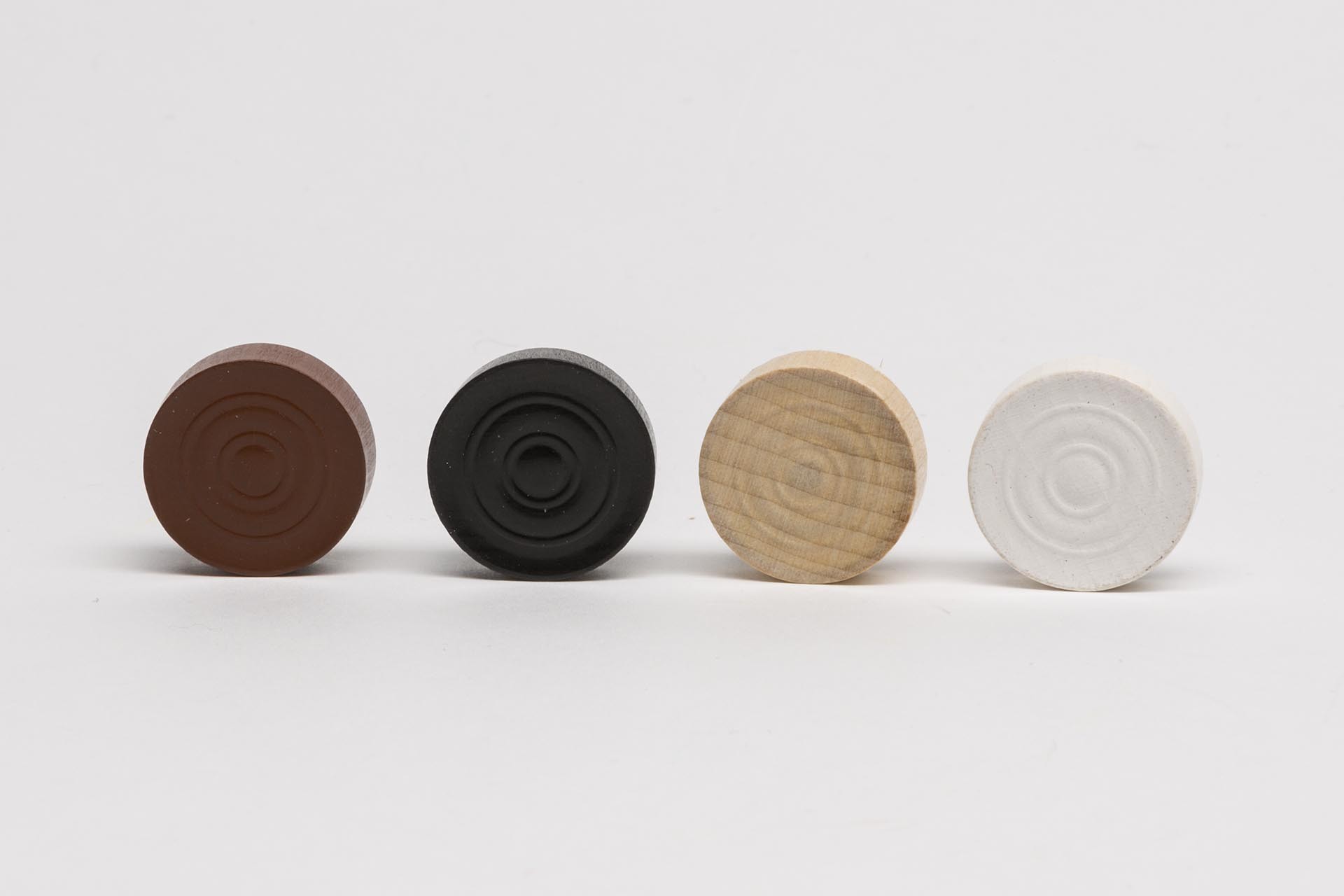 Wooden discs 23 x 7 mm - Backgammon, Checkers with imprint