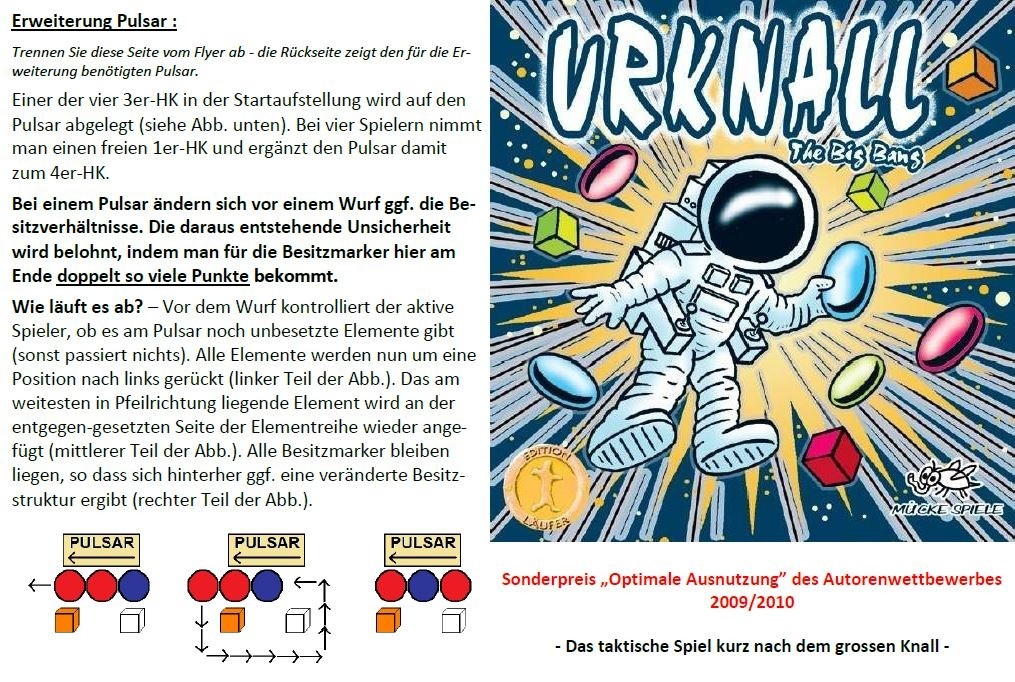 Pulsar expansion to Urknall (GER)