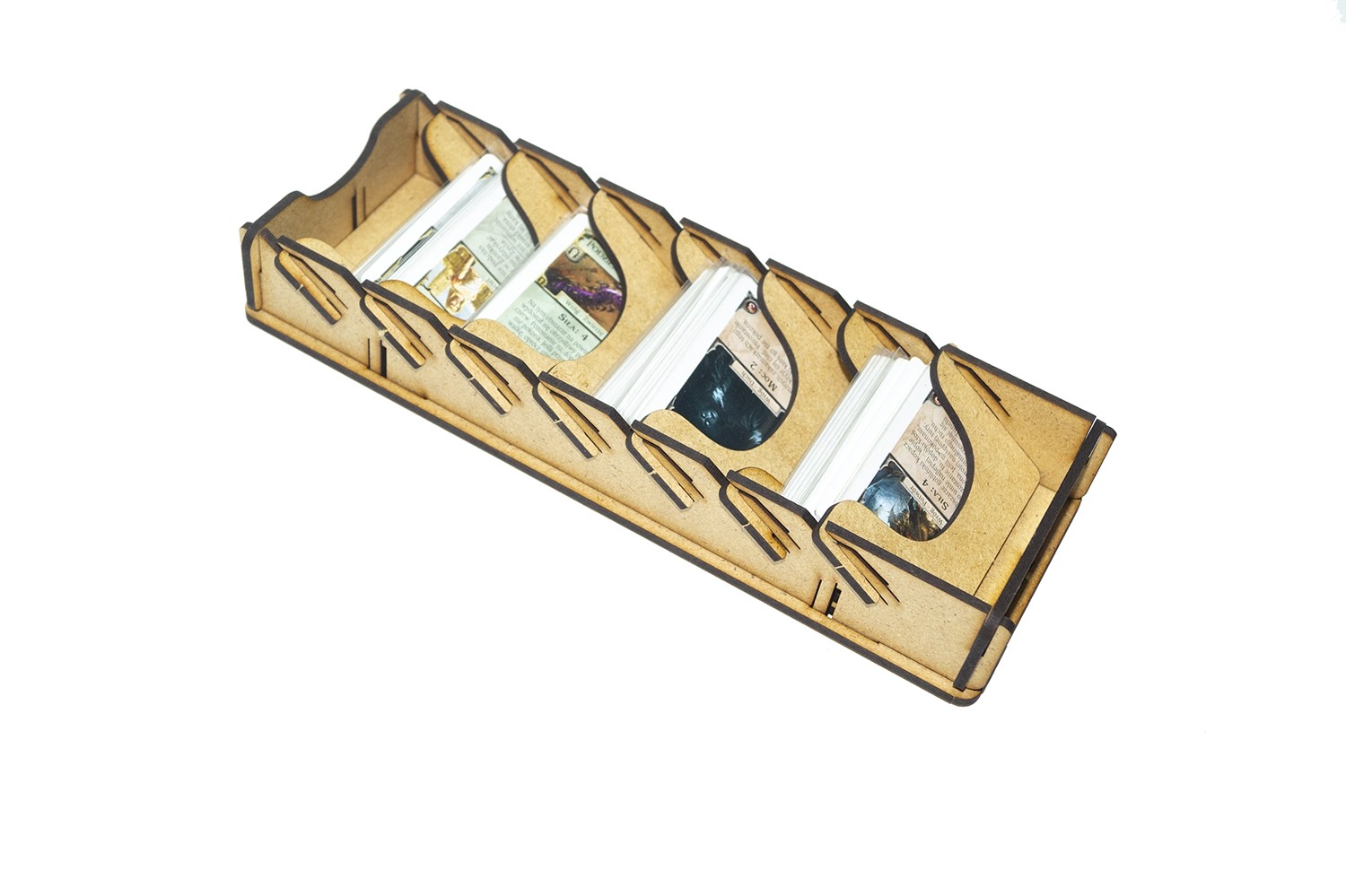 Inserts / storage modules for game boxes - Wood - module small playing cards