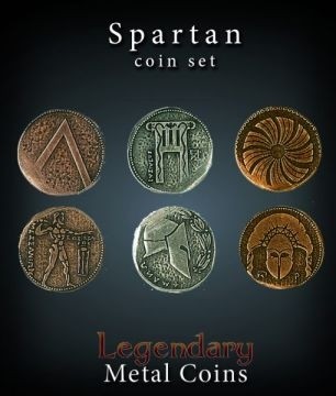 Set metal coins - Sparta