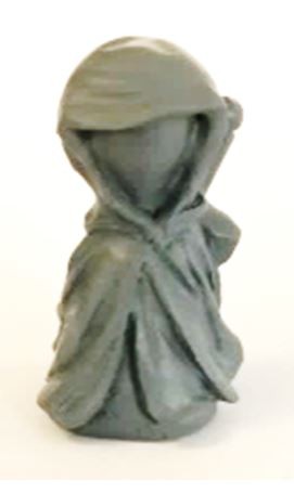 Twinple warrior with hood