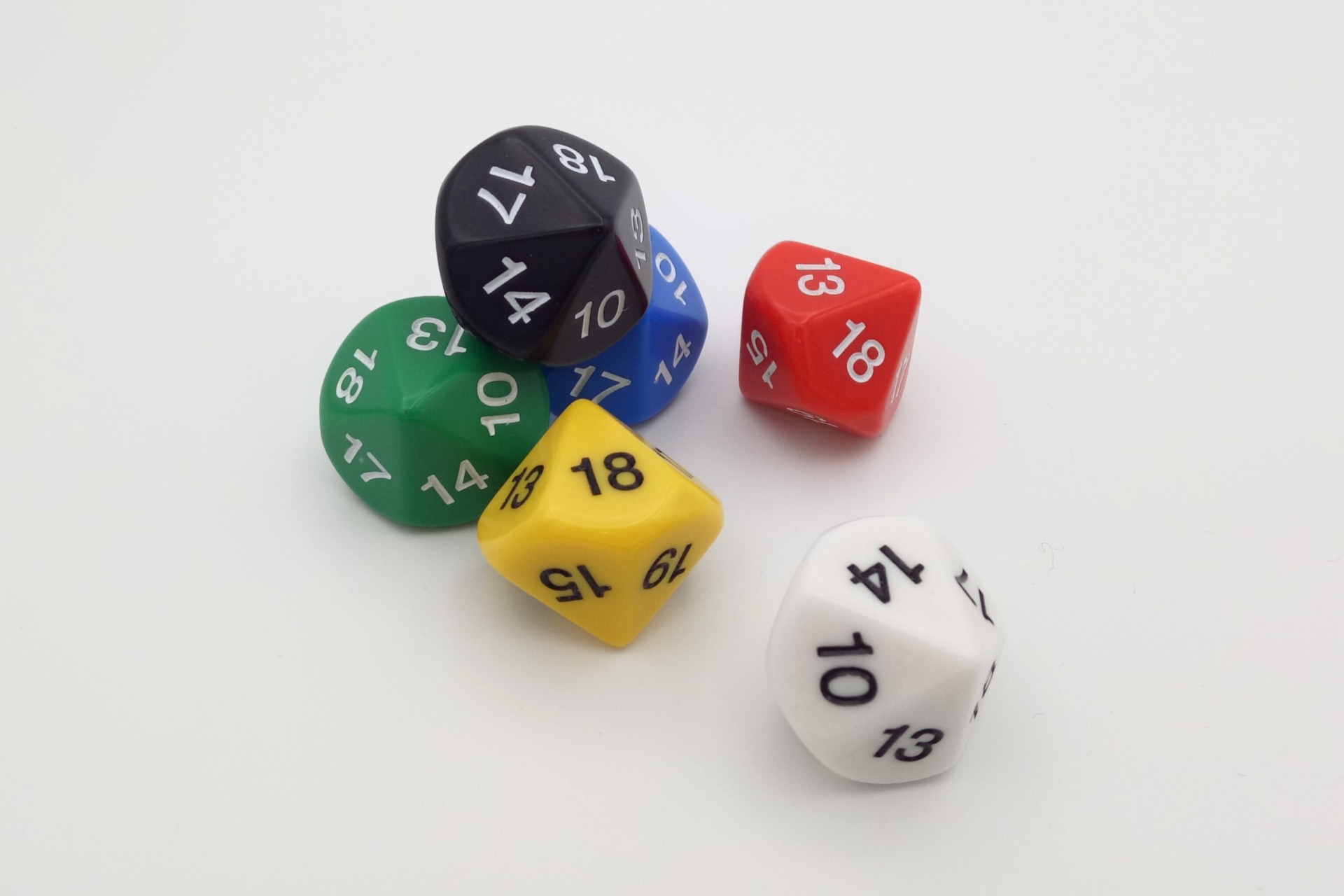 10-sided dice 10 to 19