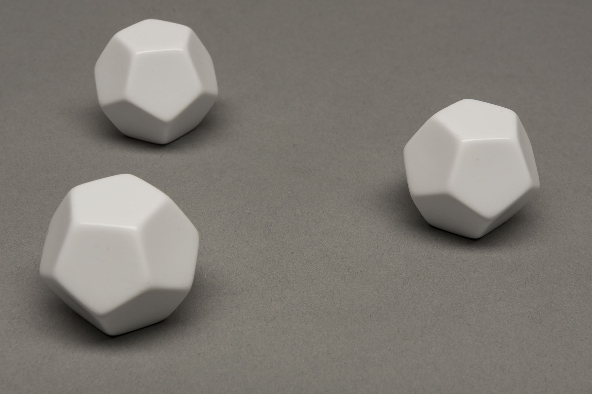 12-sided blank dice