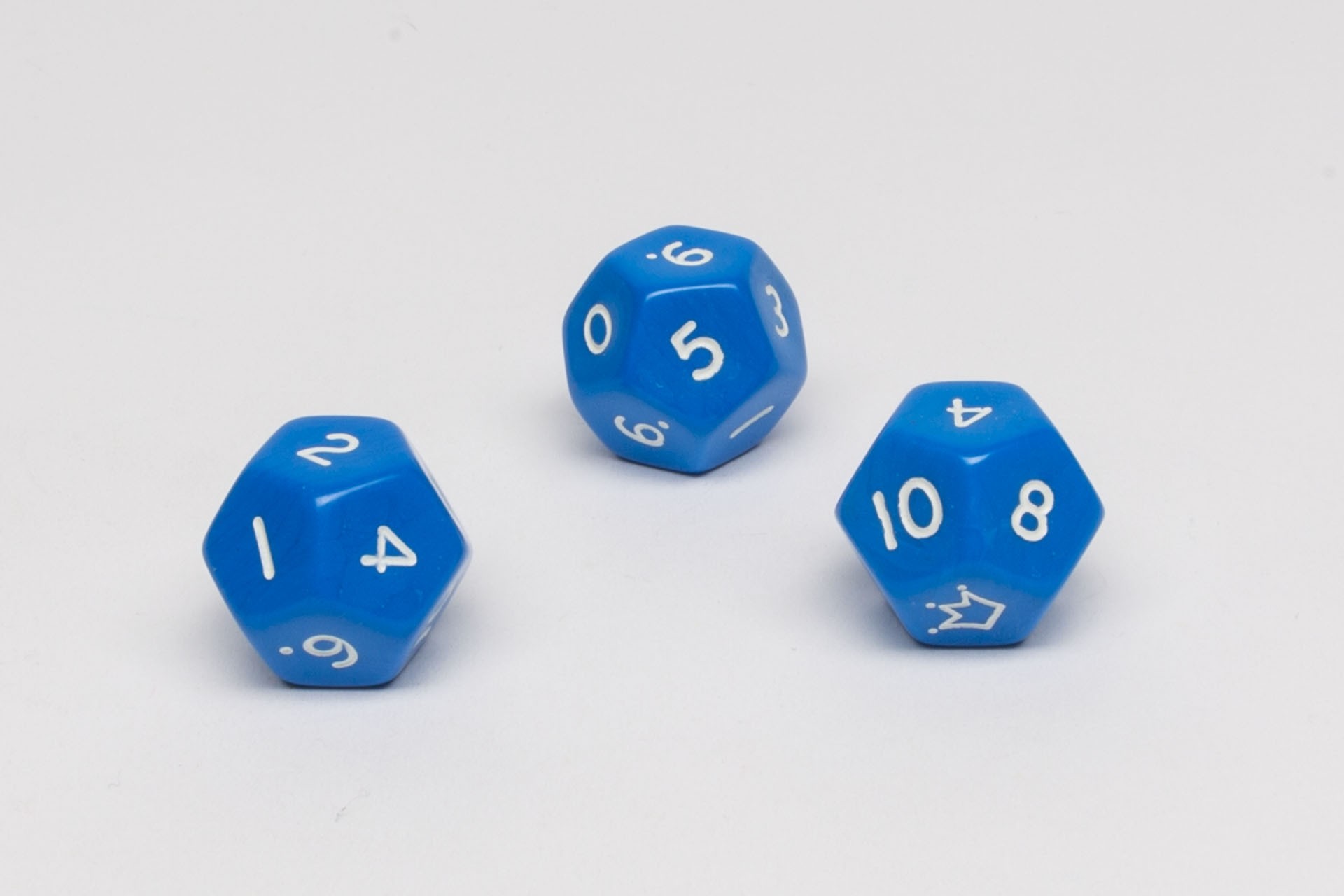 12-sided Dice with inprint Crown