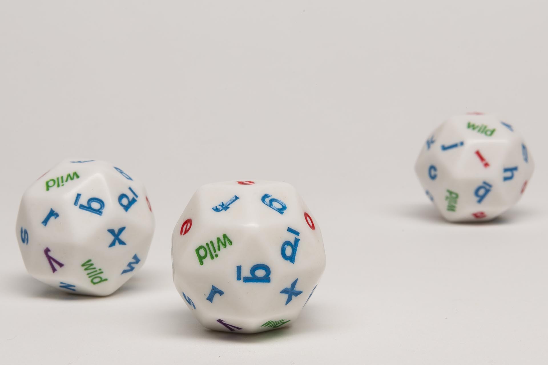 Alphabet dice 30-sided