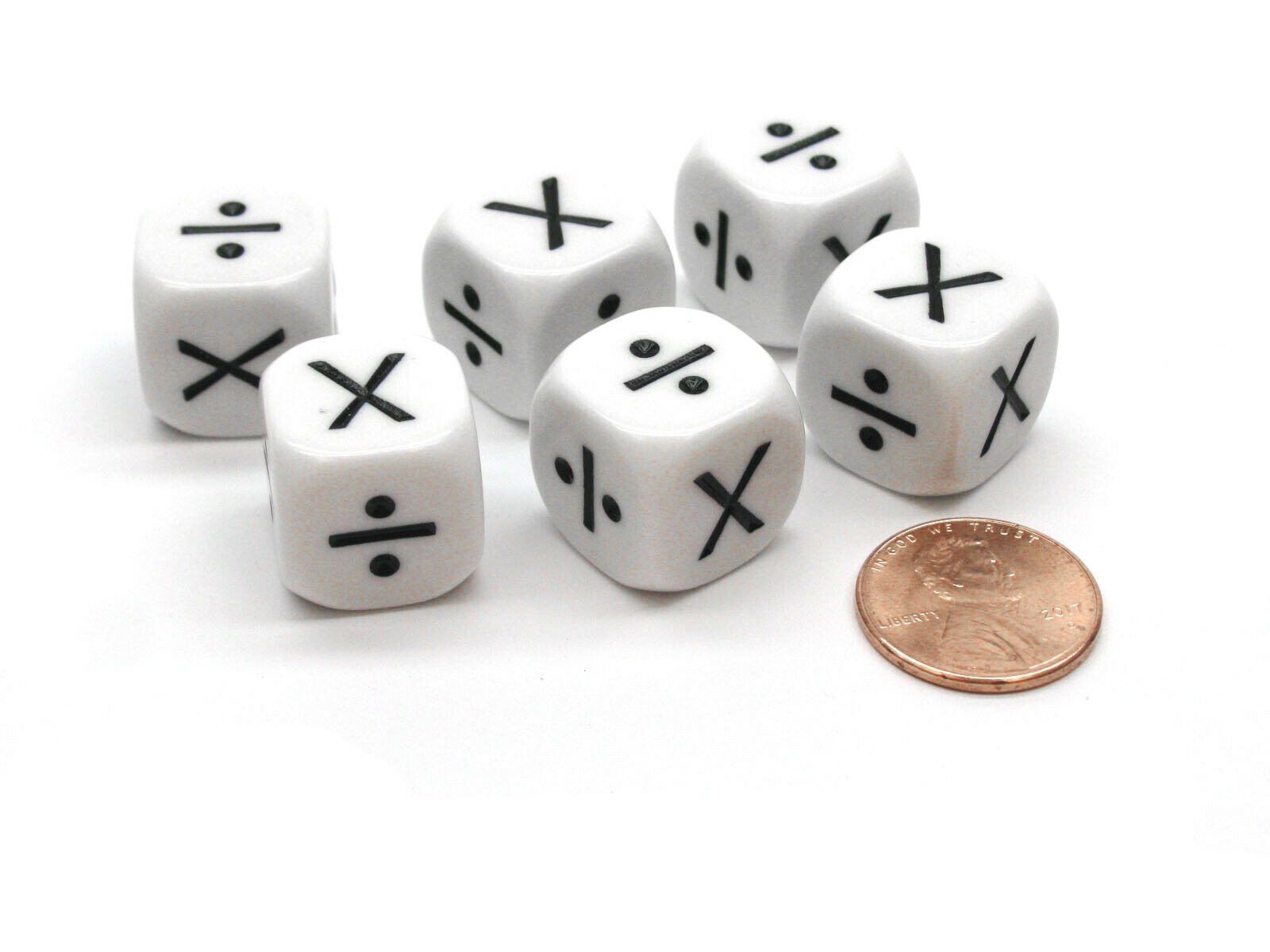 Math dice type 10