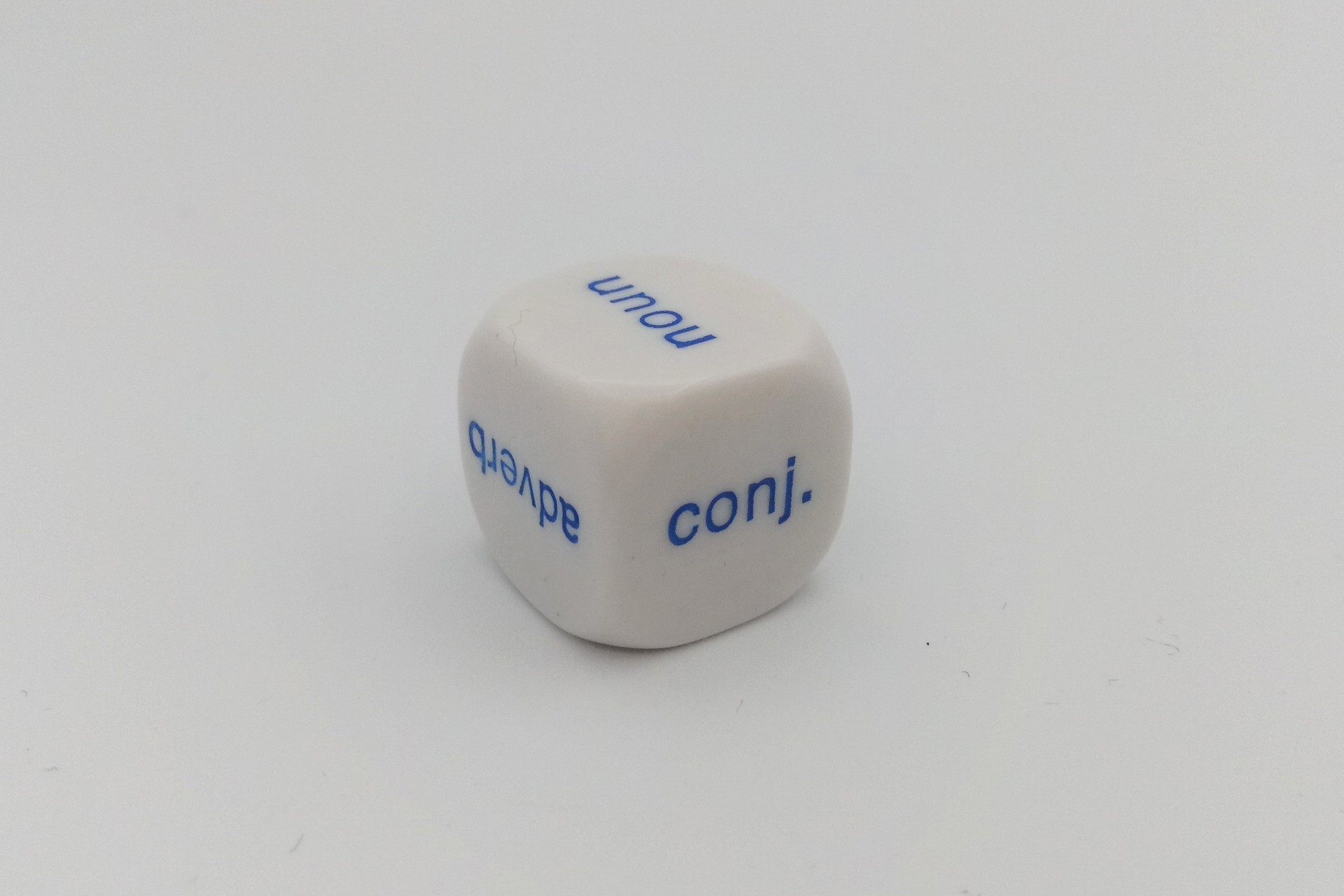 Parts of Speech dice (English)
