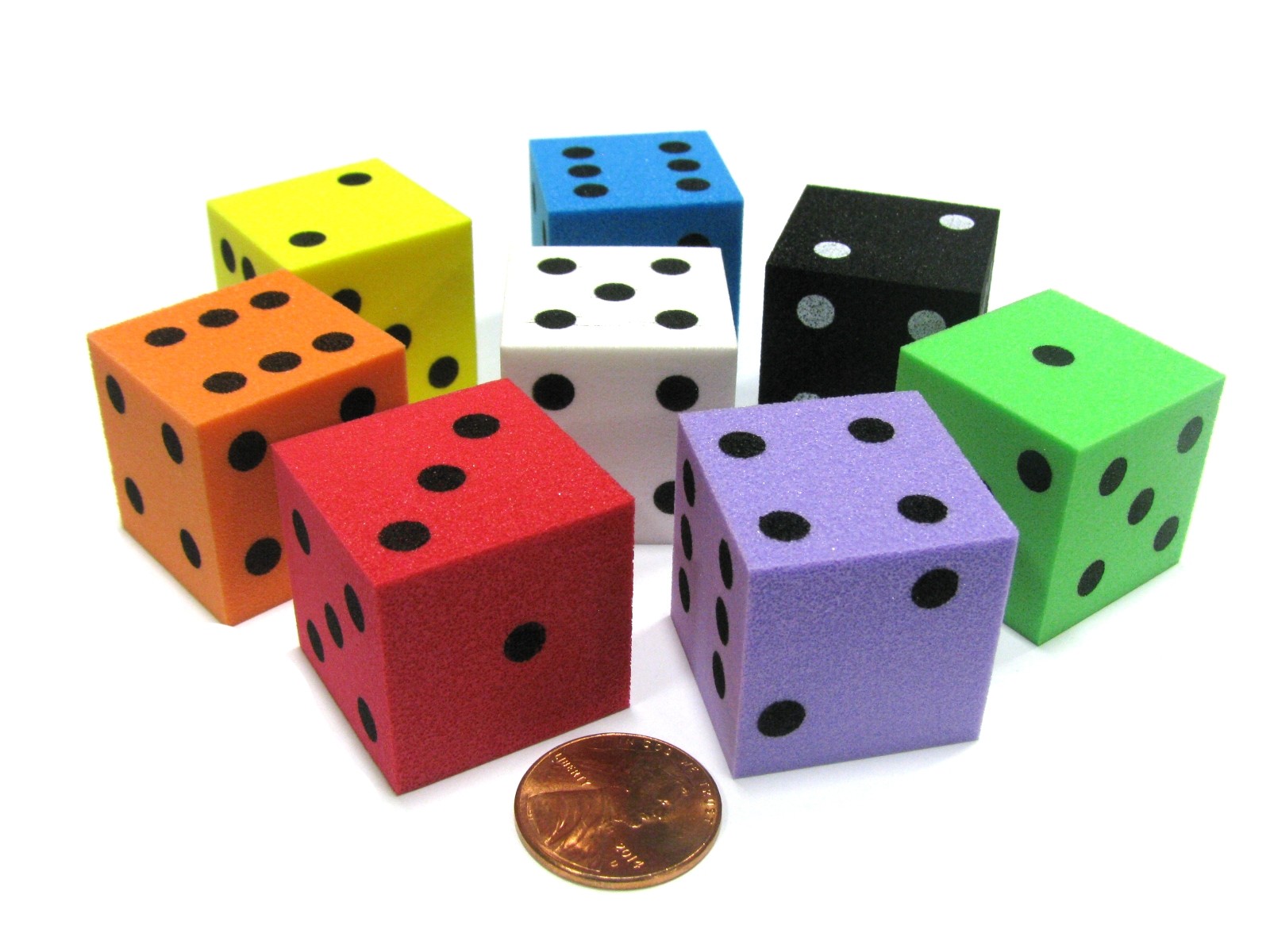 Foam dice 25 mm