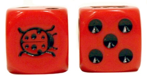 ladybug dice
