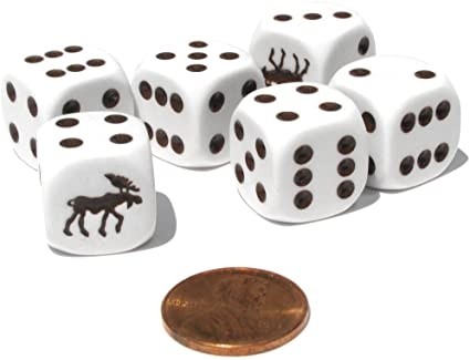 Elk dice (moose)