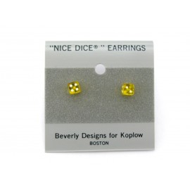Dice earring (post)