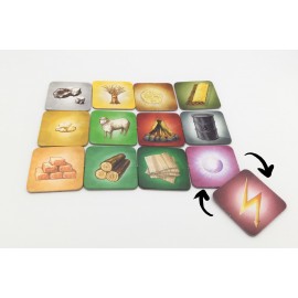 Square 40x40 mm with imtprint commodities