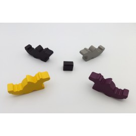 Catan - Wooden parts for Schätze, Drachen & Entdecker