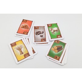 Set of resource cards (suitable for CATAN extension 5-6 player)
