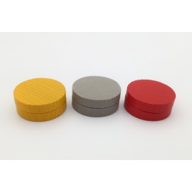 Wooden coins 21x4 mm