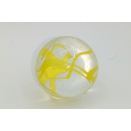 Glass marbles yellow