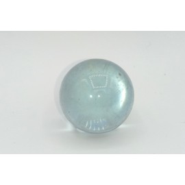 Glass marbles white transparent