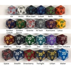 Dice sets Speckled & Elemental 