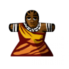 Villagers woman