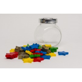 Bonbon glass - with stars