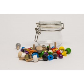 Bonbon glass - with 3-part pawns