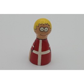 Handpainted pawns - Danish guy