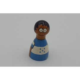 Handpainted pawns - Honduras
