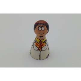 Handpainted pawns - cowgirl
