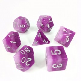 Purple Gradients dice set