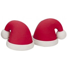 Eraser Santa's hat