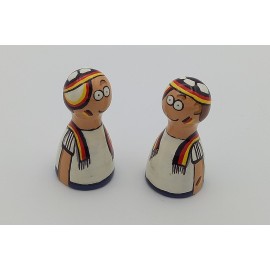 Handpainted pawns - Soccer fan