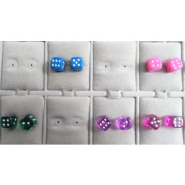 Dice earring (post)
