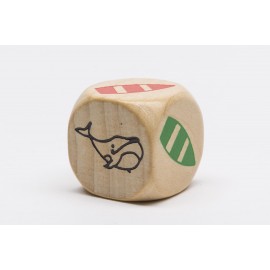 Individual dice (wood)