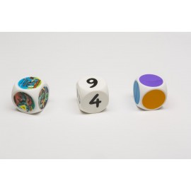 Individual dice (plastic)