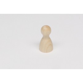 Pawn raw from maple wood 14x28 mm