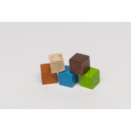 Wooden cubes 9mm