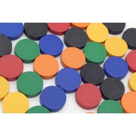 Set Wooden discs 15x4 mm 