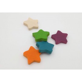 Star colored with rounded edges