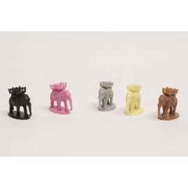 Set plastic elephants from Bombay