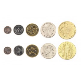 Set metal coins - Greece