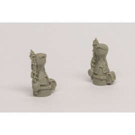 Twinples unpainted - fisher with basket