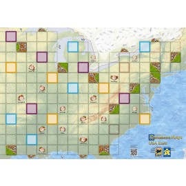 Carcassonne Maps - US East coast (GER/ENG)
