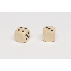 Dice with one empty side