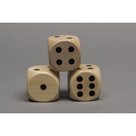 Wooden dice 30mm