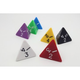 4-sided dice 30 mm