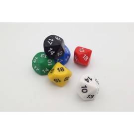 10-sided dice 10 to 19